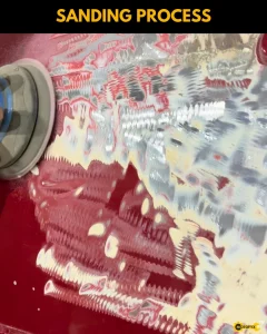 sanding process